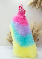 Rainbow tail frock