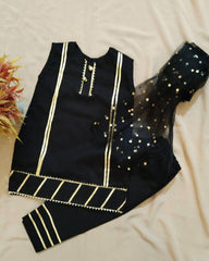 black lawn dress