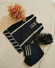 black lawn dress