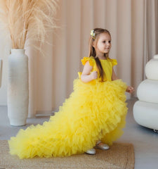 yellow Tutu Birthday Dress