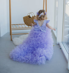 Lavender Flower Girl Dress