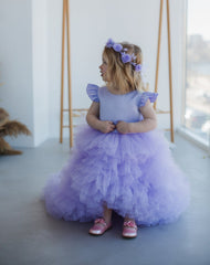 Lavender Flower Girl Dress