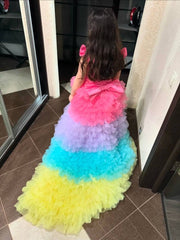 Rainbow tail frock
