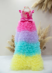Rainbow tail frock