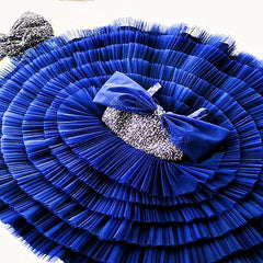 Beautiful Fancy net frock for baby girls in multicolor from 1 to 10years