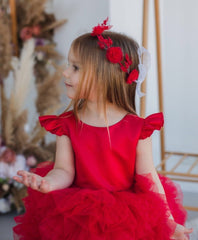 Red Tutu 1st Birthday Dress