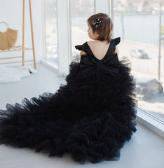 black Tutu 1st Birthday Dress