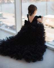 black Tutu 1st Birthday Dress